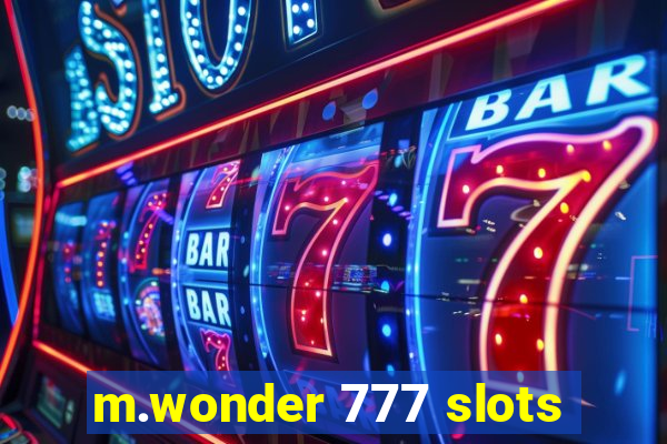 m.wonder 777 slots