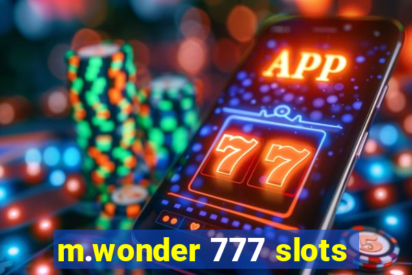 m.wonder 777 slots