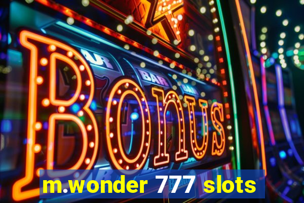 m.wonder 777 slots