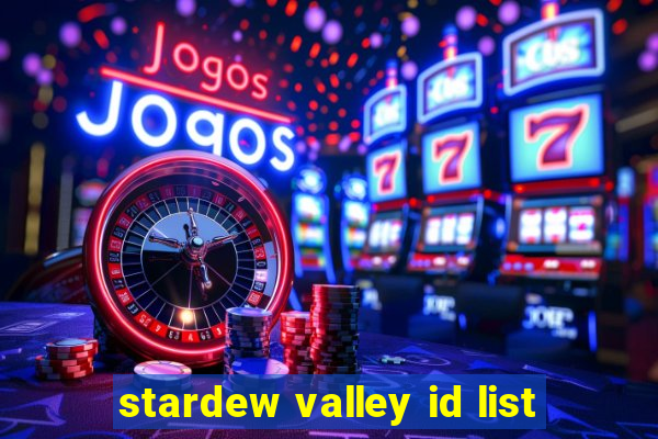 stardew valley id list