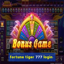 fortune tiger 777 login