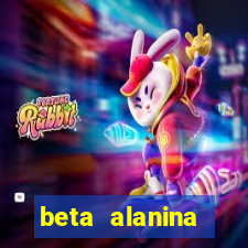 beta alanina aumenta a pressao