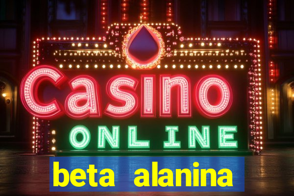 beta alanina aumenta a pressao