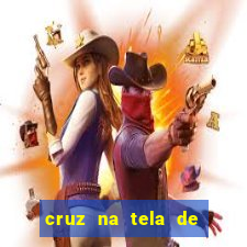 cruz na tela de cruz das