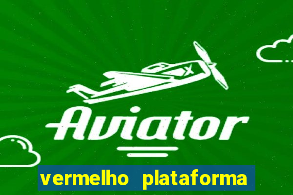 vermelho plataforma de jogos