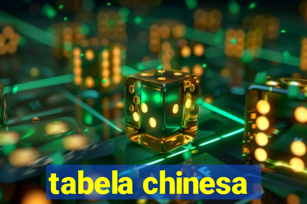 tabela chinesa