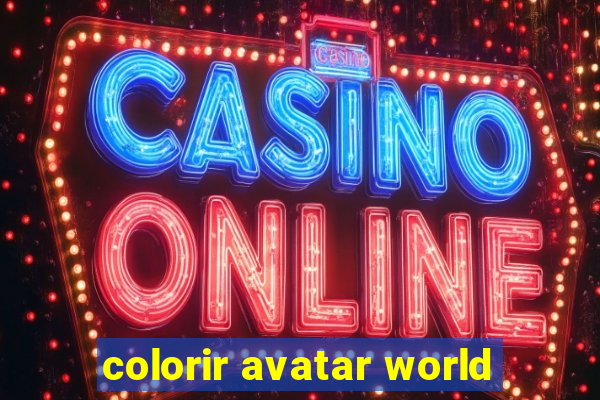 colorir avatar world