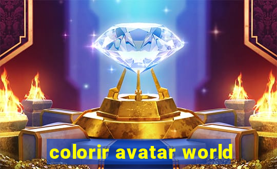 colorir avatar world