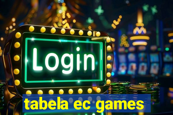 tabela ec games