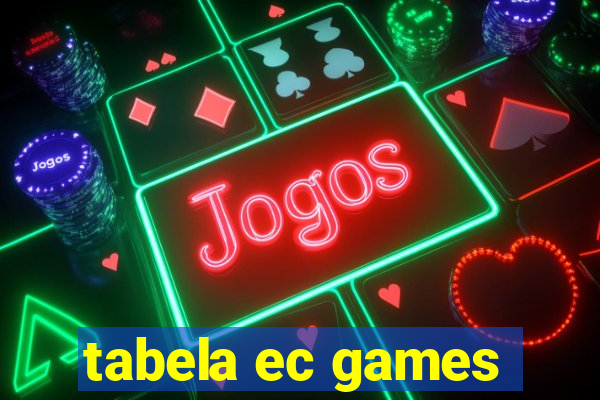 tabela ec games