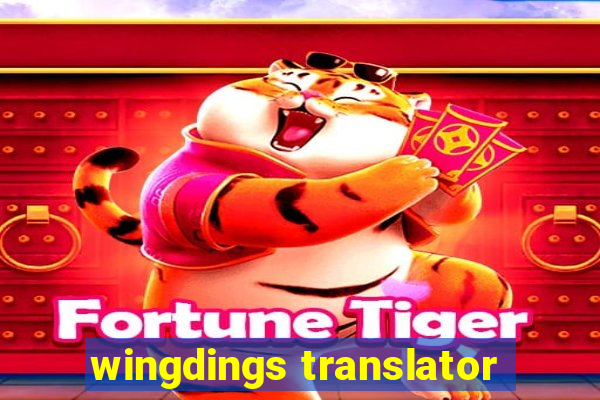 wingdings translator