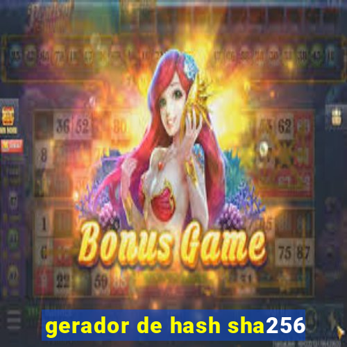 gerador de hash sha256