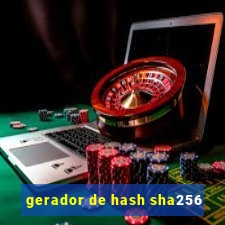 gerador de hash sha256