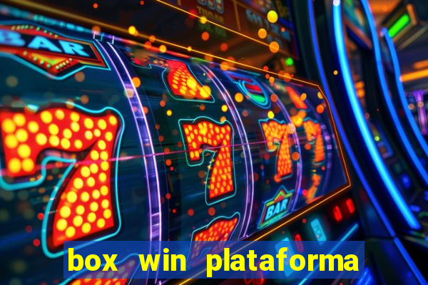 box win plataforma de jogos