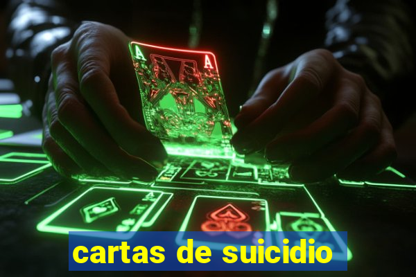 cartas de suicidio