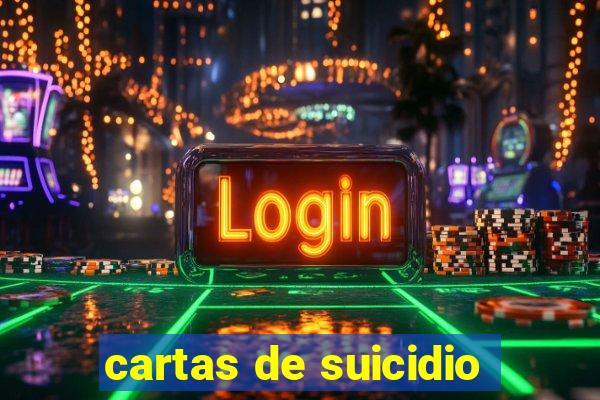 cartas de suicidio