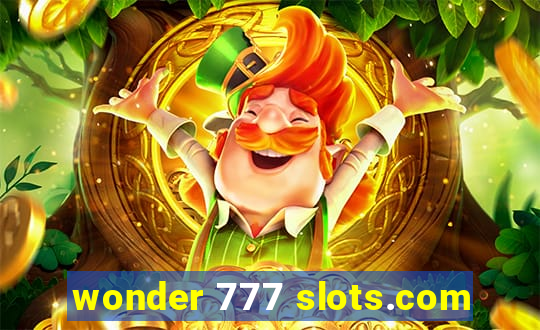 wonder 777 slots.com