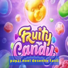 papai noel desenho facil