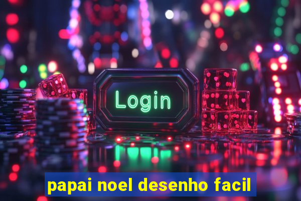 papai noel desenho facil