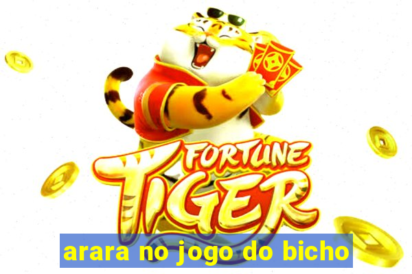 arara no jogo do bicho