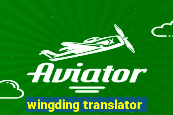 wingding translator