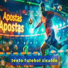 texto futebol ziraldo