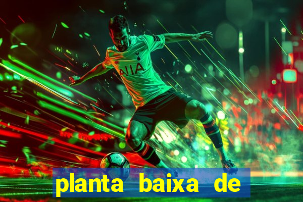 planta baixa de campo de futebol society