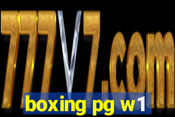 boxing pg w1