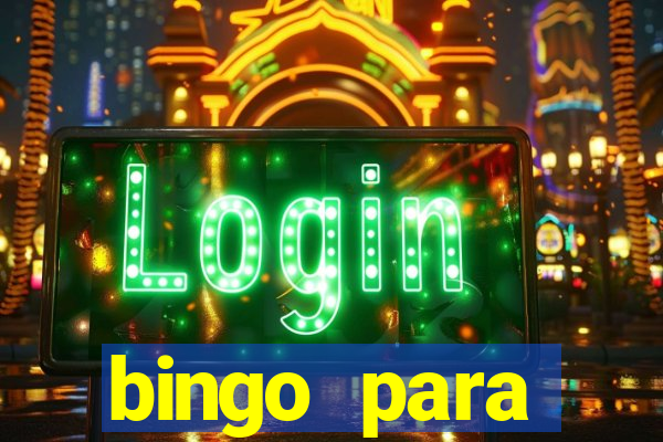 bingo para despedida de solteira para imprimir