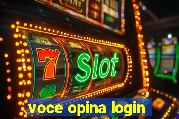 voce opina login