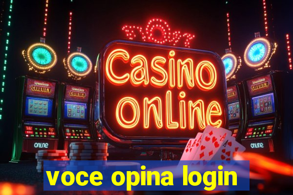 voce opina login