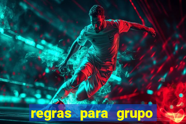 regras para grupo de futebol no whatsapp