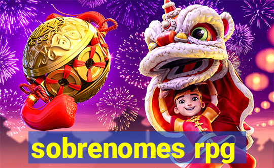 sobrenomes rpg