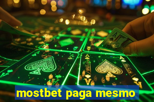 mostbet paga mesmo