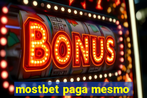 mostbet paga mesmo